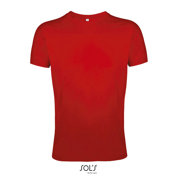 T-shirt homme jersey publicitaire 150g - REGENT FIT Rouge 1